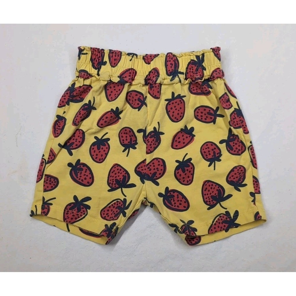 hanna Andersson Kids 3T Strawberry Cotton Shorts